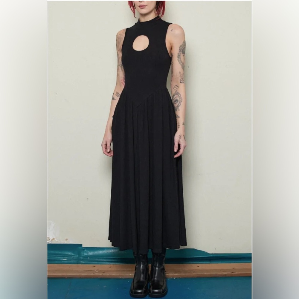 Tencel Rib Tank Travel Dress